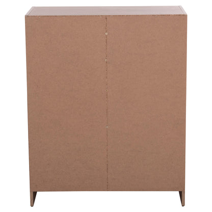 CABINET WITH 4 STORAGE SPACES MATIN HM2479.02 SONAMA OAK MELAMINE 80x39,5x99,5Hcm.