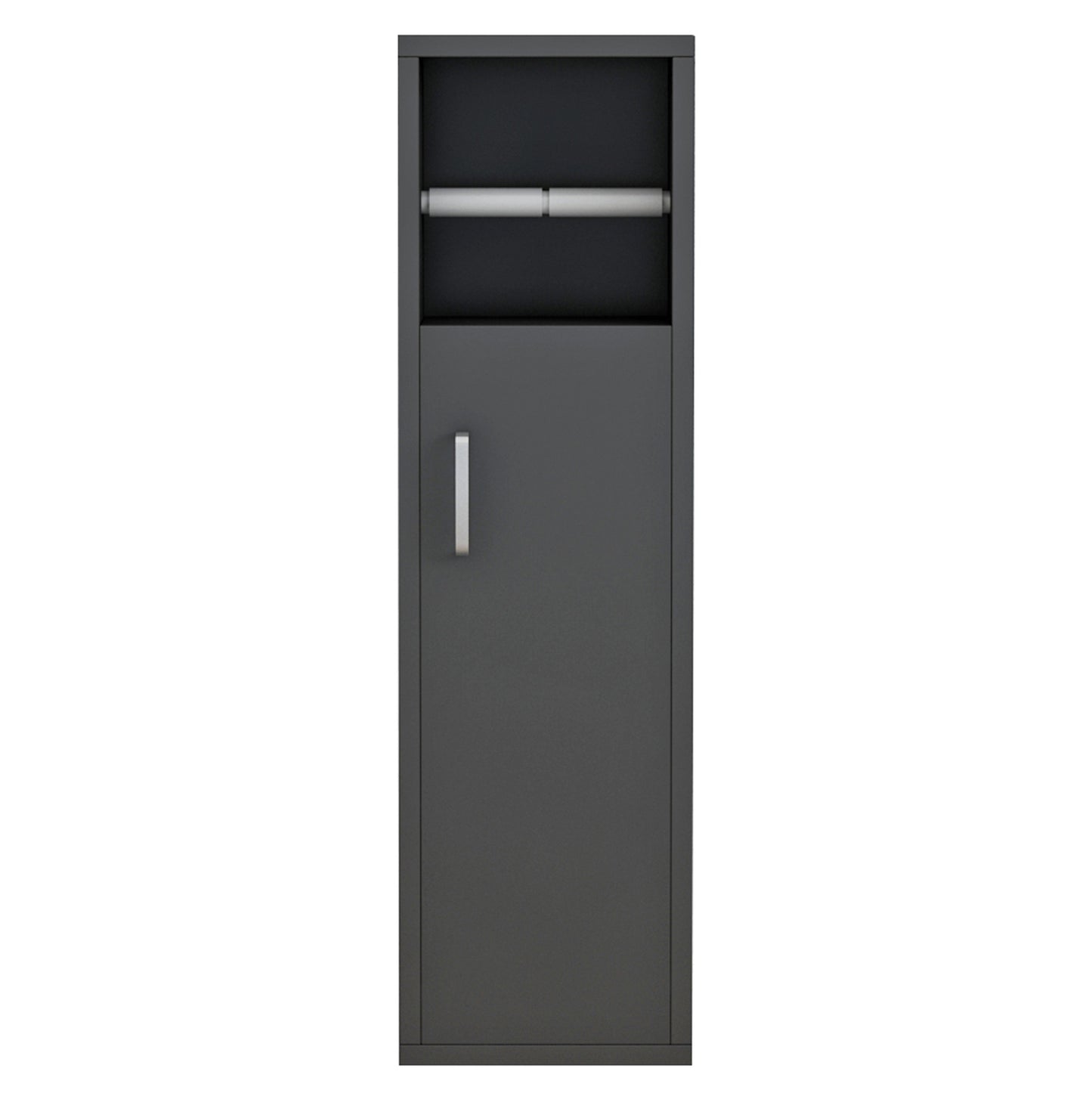 BATHROOM CABINET DAMIEN HM9025.11 MELAMINE IN ANTHRACITE COLOR 20x13x70Hcm.
