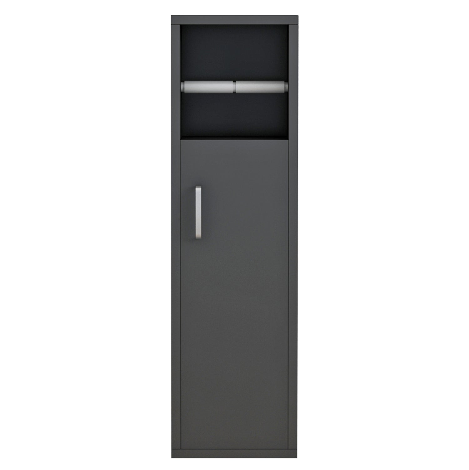 BATHROOM CABINET DAMIEN HM9025.11 MELAMINE IN ANTHRACITE COLOR 20x13x70Hcm.