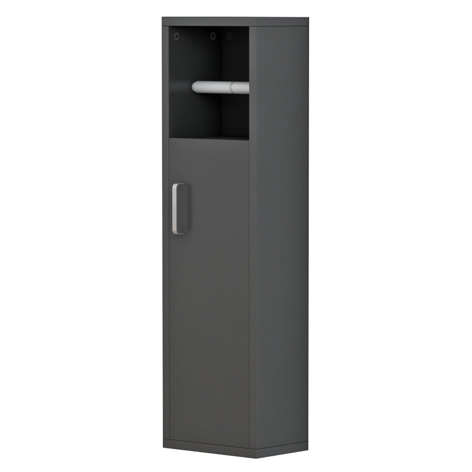 BATHROOM CABINET DAMIEN HM9025.11 MELAMINE IN ANTHRACITE COLOR 20x13x70Hcm.