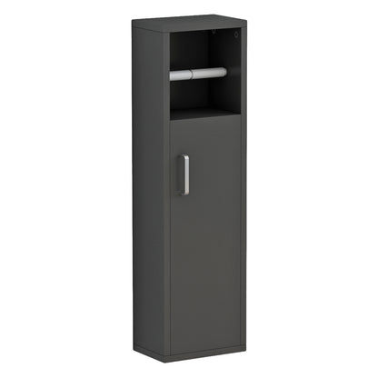 BATHROOM CABINET DAMIEN HM9025.11 MELAMINE IN ANTHRACITE COLOR 20x13x70Hcm.