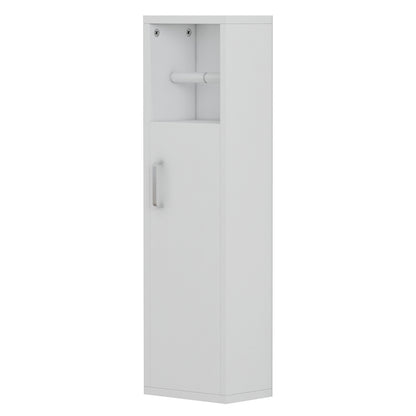 BATHROOM CABINET DAMIEN HM9025.12 MELAMINE IN WHITE COLOR 20x13x70Hcm.
