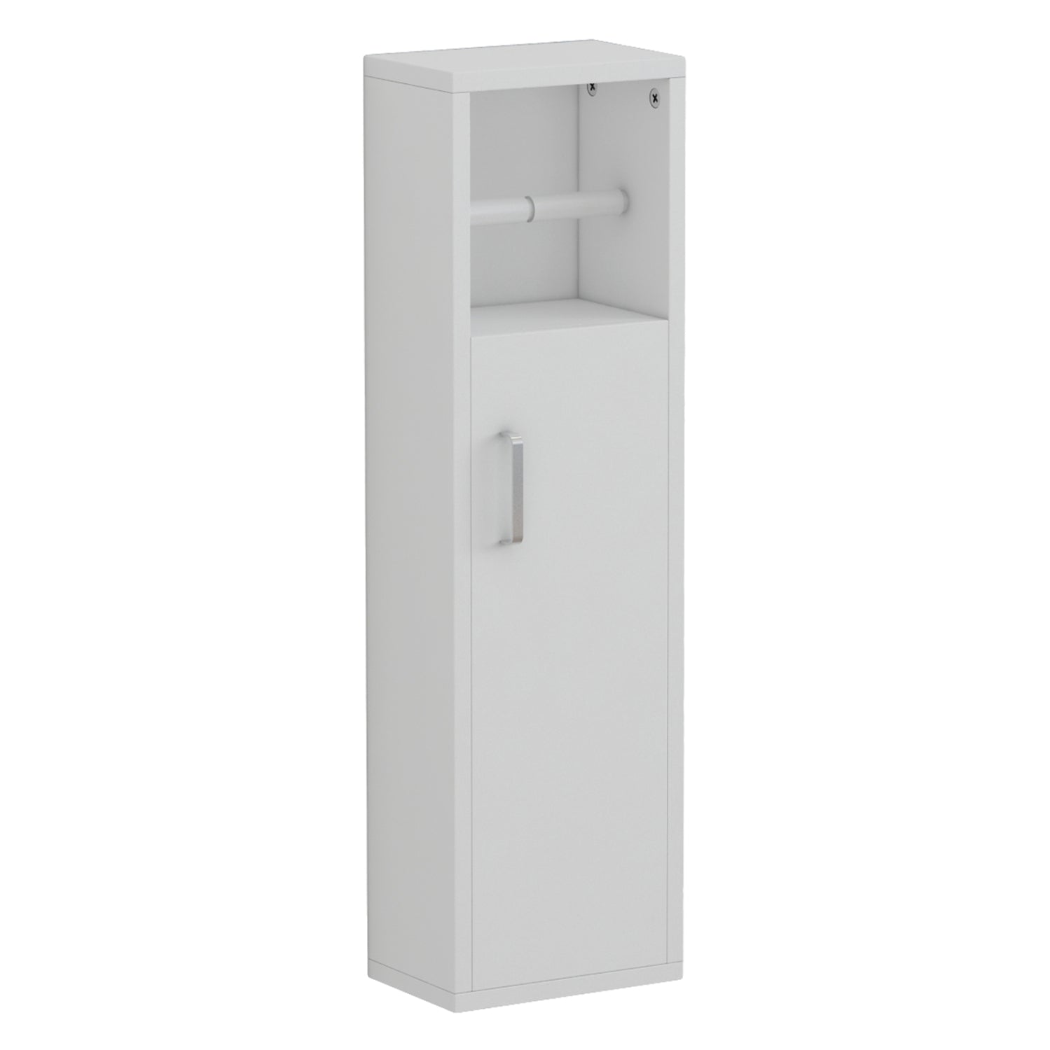 BATHROOM CABINET DAMIEN HM9025.12 MELAMINE IN WHITE COLOR 20x13x70Hcm.