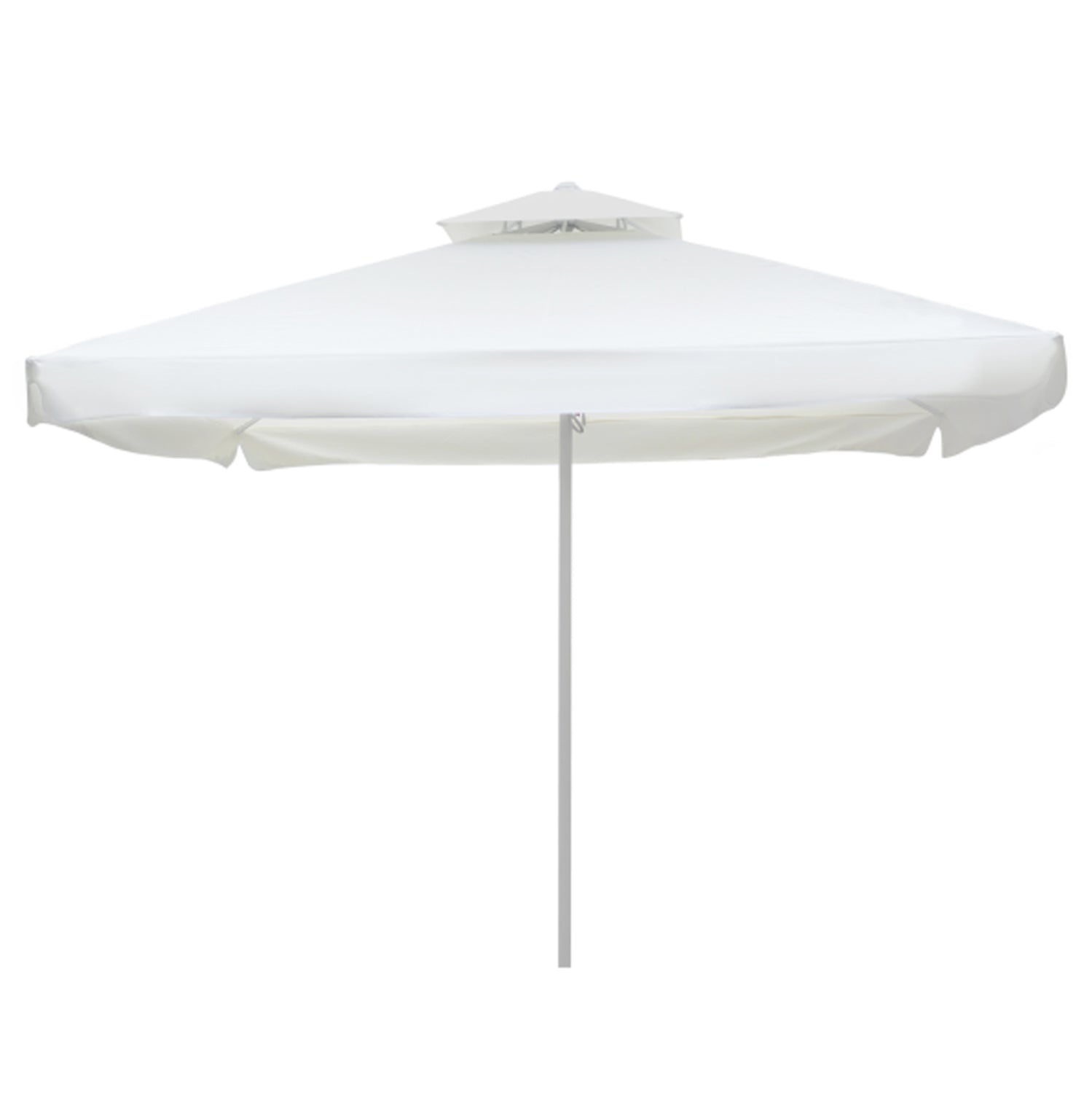 PROFESSIONAL ALUMINUM UMBRELLA HM6007.01 BEIGE-ENHANCED VENTILATION-TELESCOPIC-3.5Χ3.5Μ