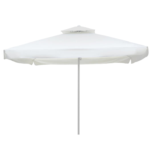 PROFESSIONAL ALUMINUM UMBRELLA HM6007.01 BEIGE-ENHANCED VENTILATION-TELESCOPIC-3.5Χ3.5Μ