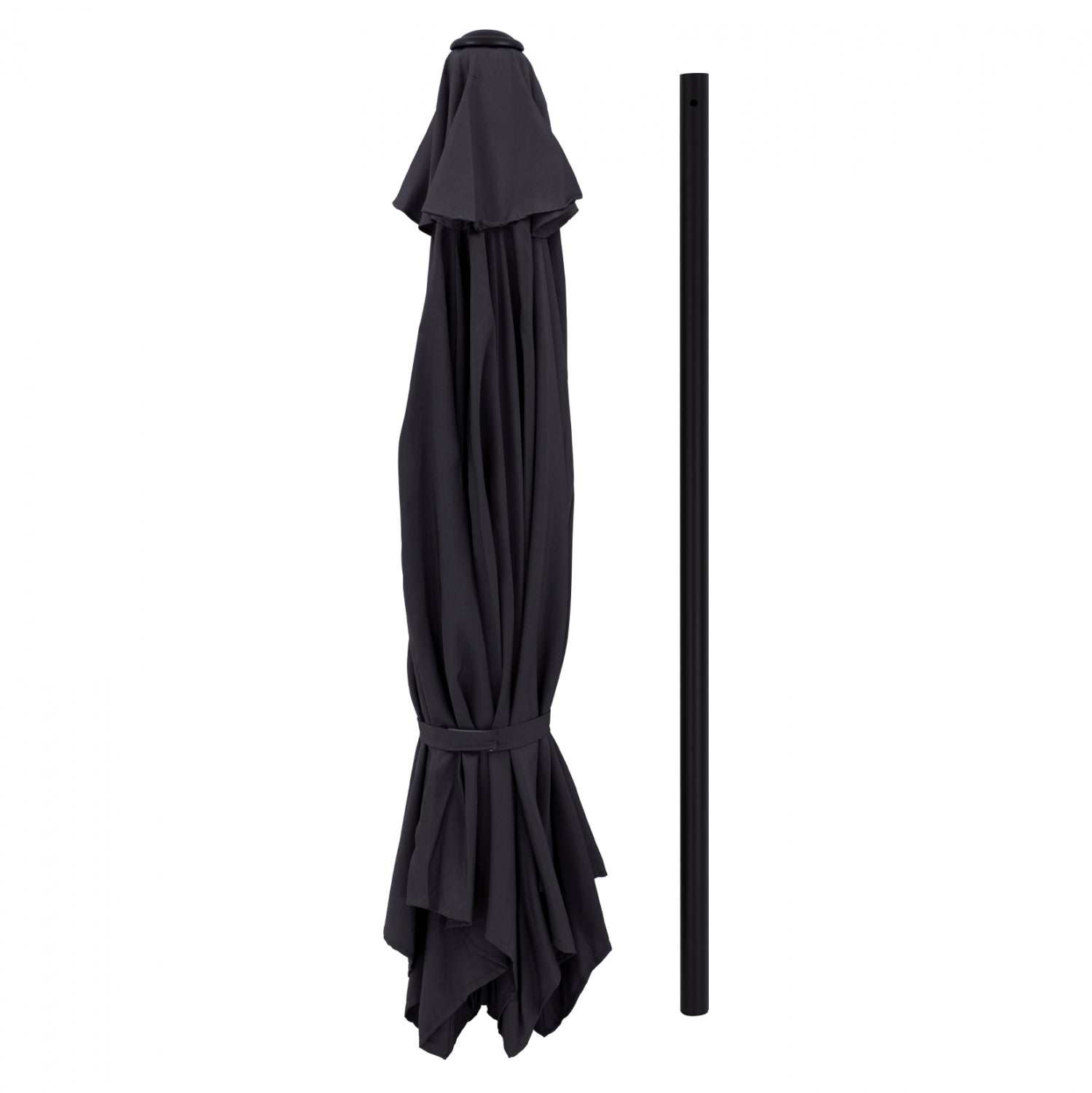 ALUMINUM UMBRELLA 2.50M WITH 6 RADIES GRAY CLOTH HM6030.10