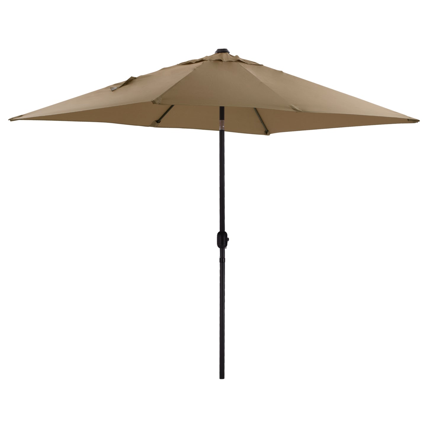 ALUMINUM UMBRELLA HM6029.02 RECTANGULAR TAUPE 262x170x253 cm.