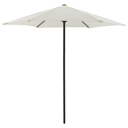ALUMINUM UMBRELLA HM6030.02 ECRU- GRAY Φ250x236 cm.