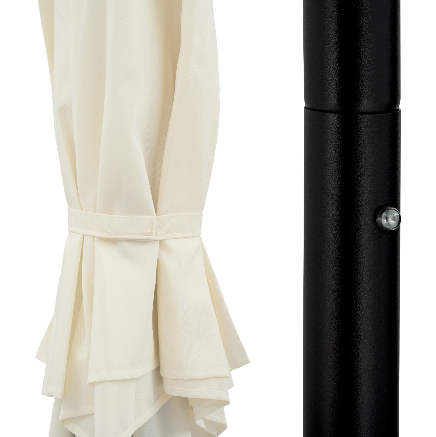 ALUMINUM UMBRELLA HM6030.02 ECRU- GRAY Φ250x236 cm.