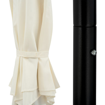 ALUMINUM UMBRELLA HM6030.02 ECRU- GRAY Φ250x236 cm.