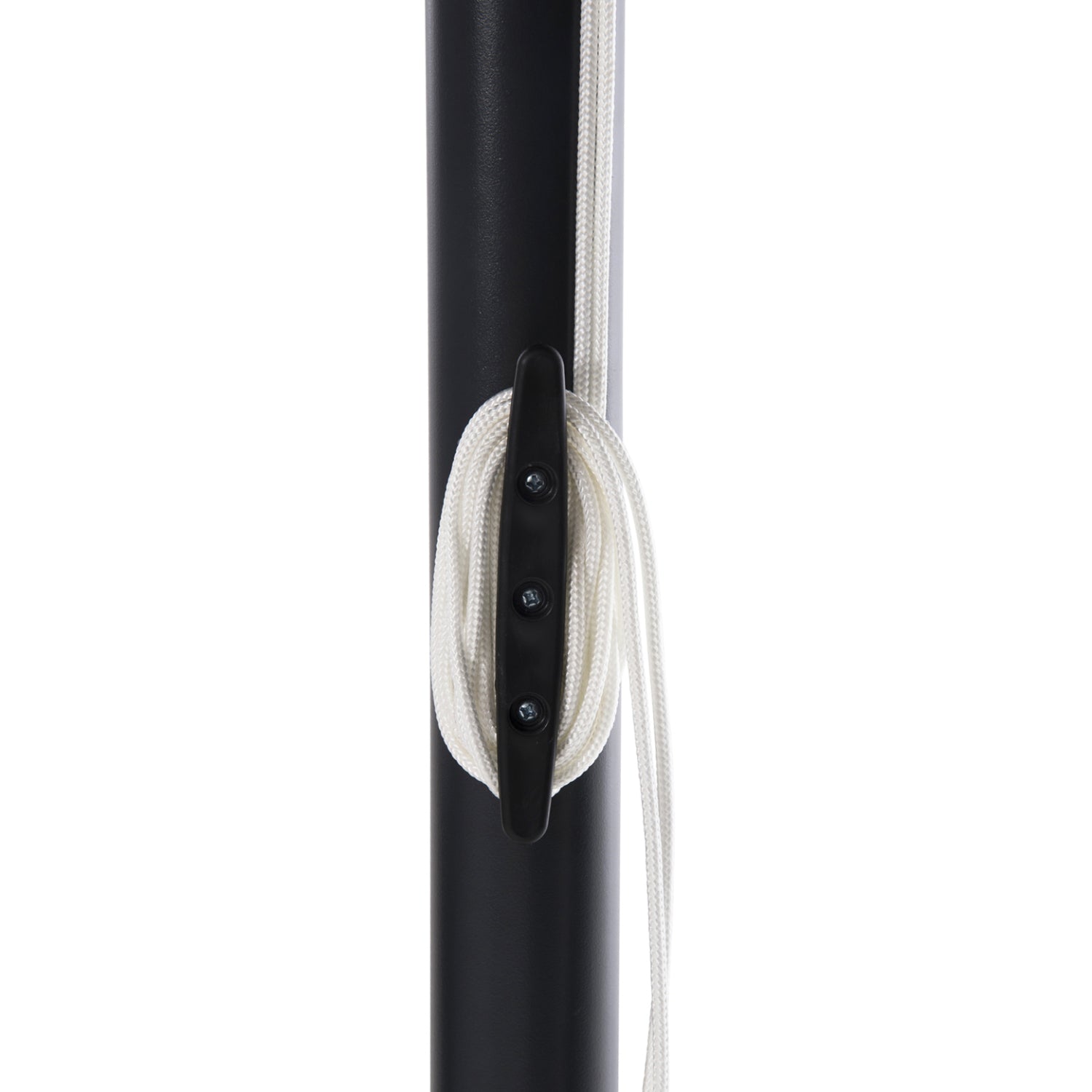 Professional Umbrella ALU 2.20x2.20 Black Fabric Acrylic 8rays HM6013.03