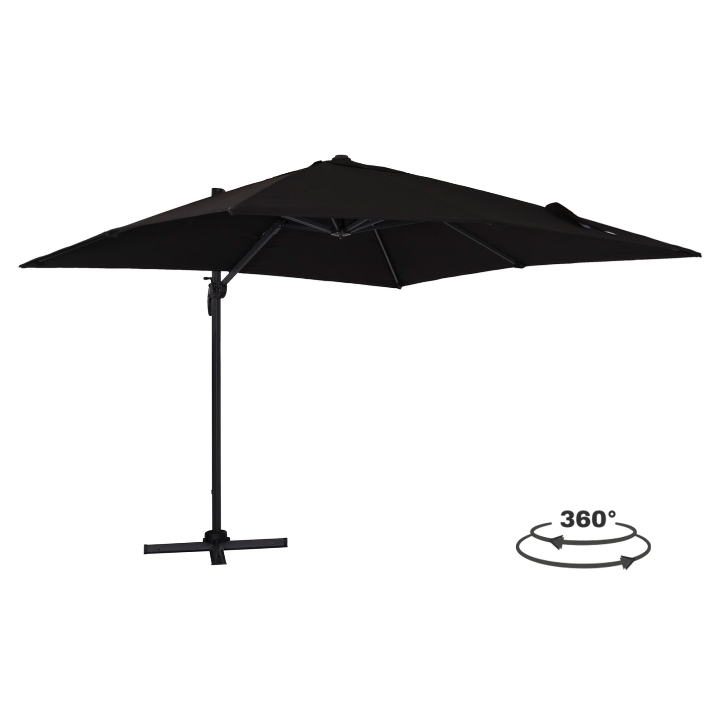 Hanging Umbrella SHADER HM6025.03 3x3 360 degree Acrylic Fabric