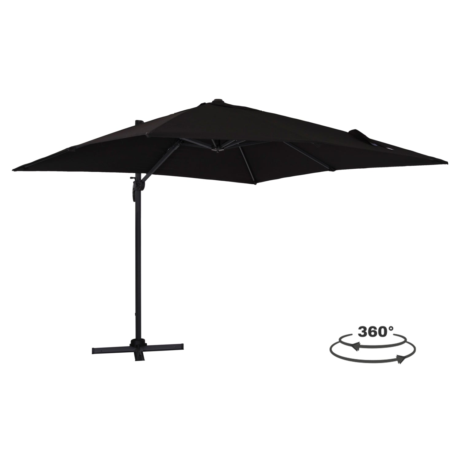 Hanging Umbrella SHADER HM6025.03 3x3 360 degree Acrylic Fabric