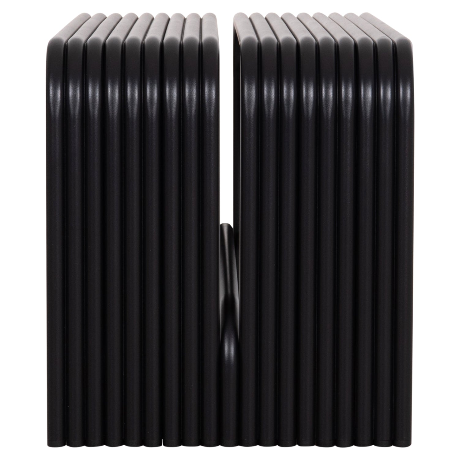 BENCH 2-SEATER SERIES INTREPID HM6327.01 ALUMINUM IN BLACK 109,5x37x42Hcm.