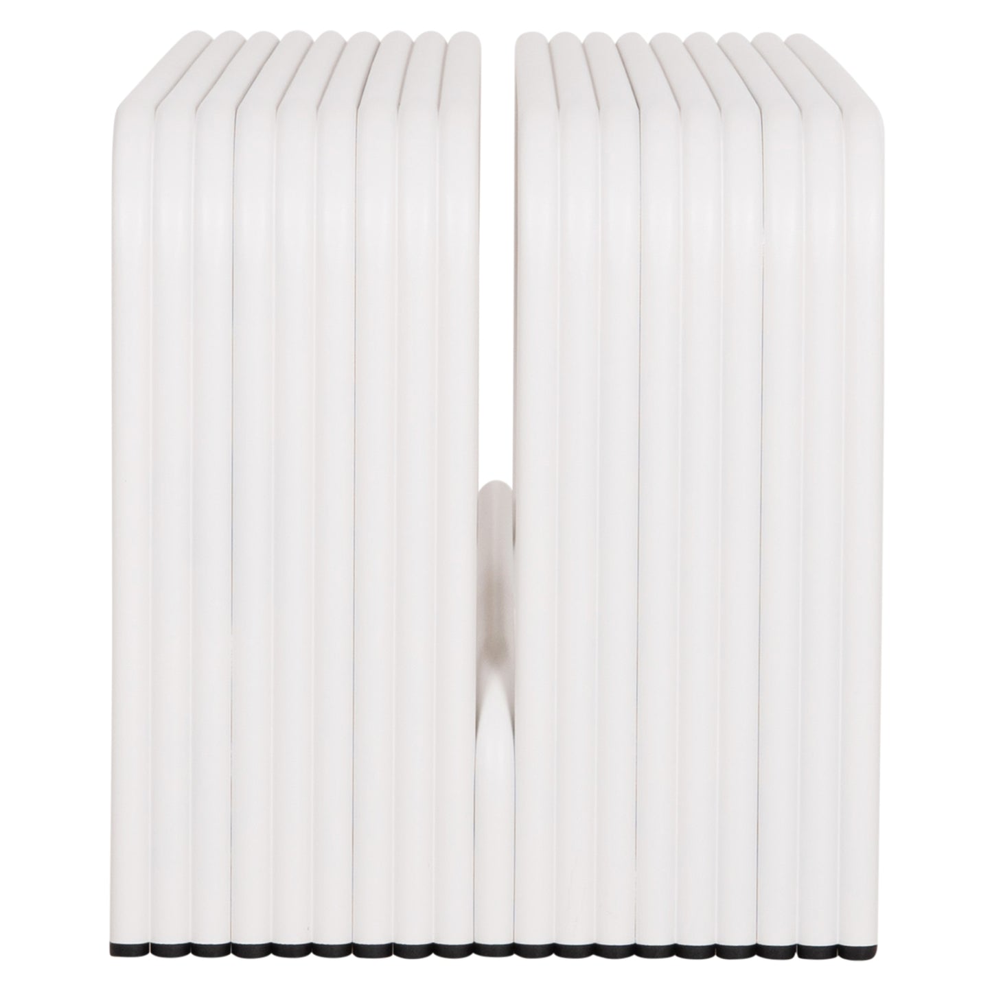 BENCH 2-SEATER SERIES INTREPID HM6327.02 ALUMINUM IN WHITE 109,5x37x42Hcm.
