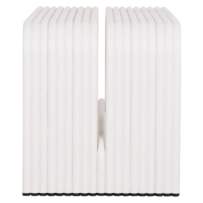 BENCH 2-SEATER SERIES INTREPID HM6327.02 ALUMINUM IN WHITE 109,5x37x42Hcm.