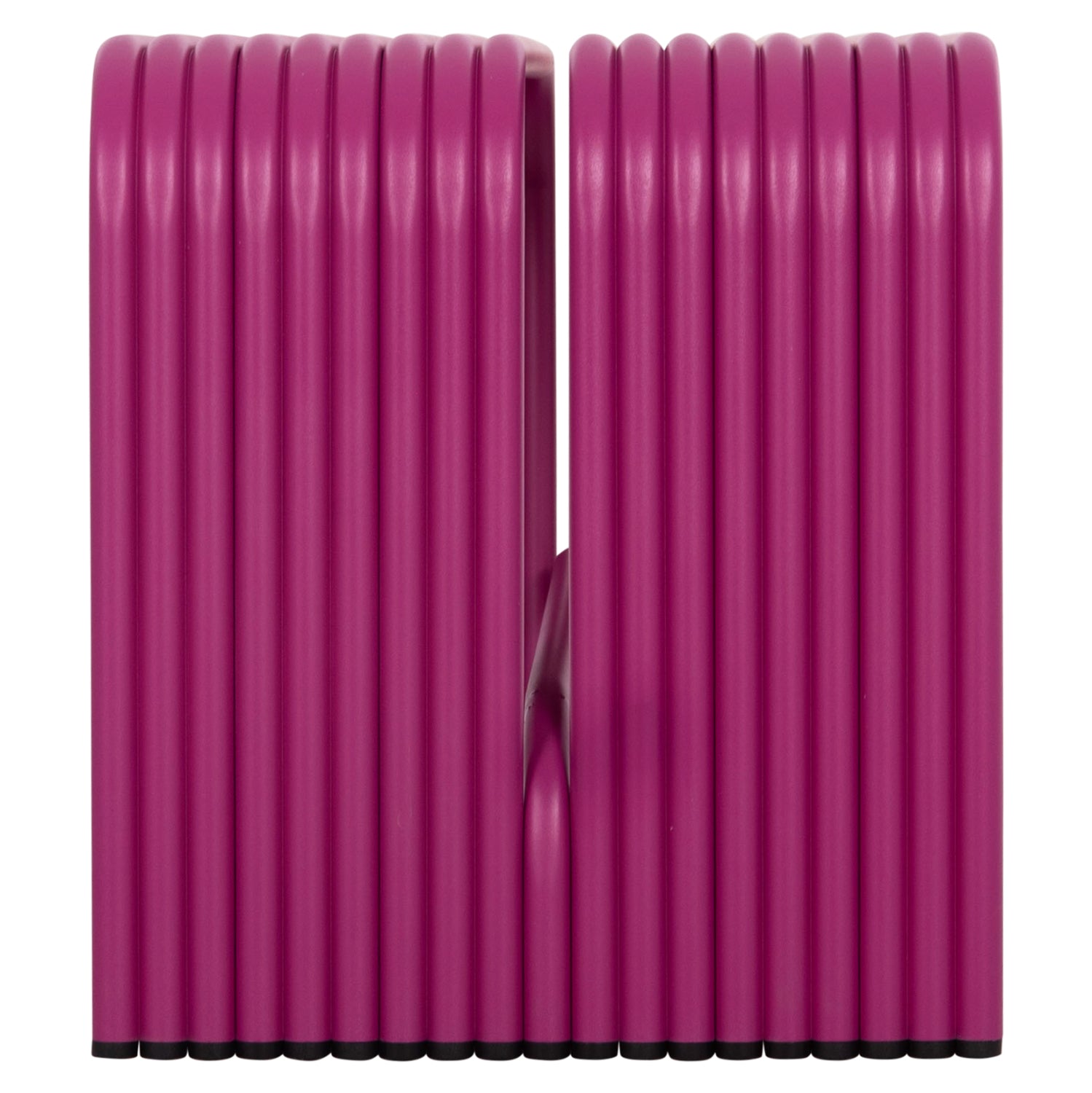 BENCH 2-SEATER SERIES INTREPID HM6327.05 ALUMINUM IN PURPLE COLOR 109,5x37x42Hcm.