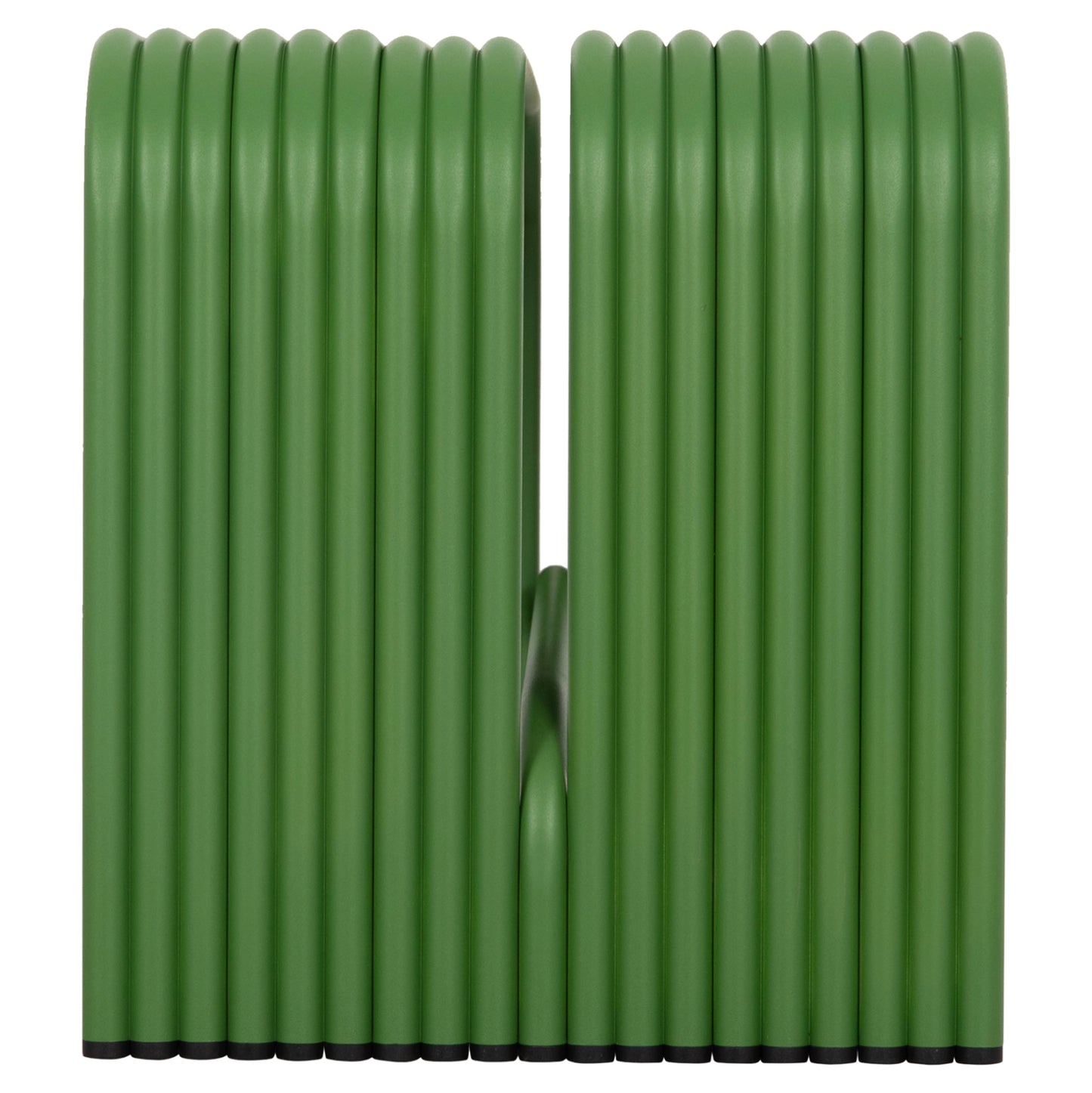 BENCH 2-SEATER SERIES INTREPID HM6327.07 ALUMINUM IN GREEN COLOR 109,5x37x42Hcm.