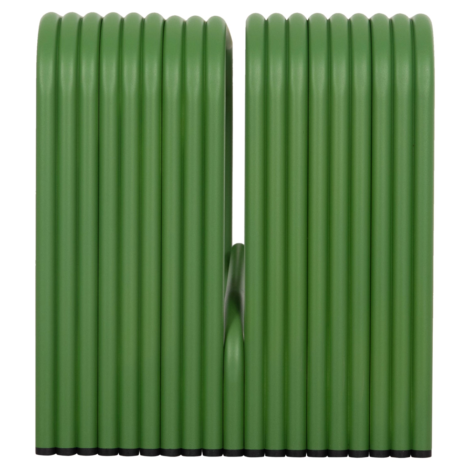 BENCH 2-SEATER SERIES INTREPID HM6327.07 ALUMINUM IN GREEN COLOR 109,5x37x42Hcm.