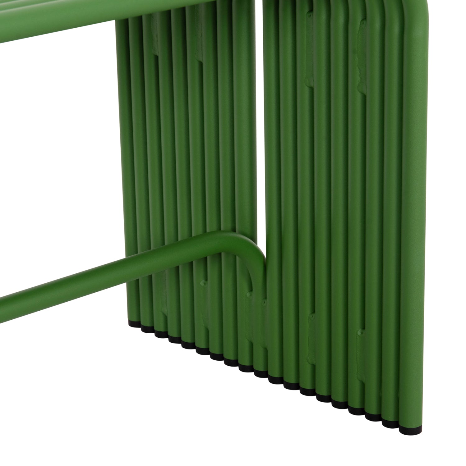 BENCH 2-SEATER SERIES INTREPID HM6327.07 ALUMINUM IN GREEN COLOR 109,5x37x42Hcm.