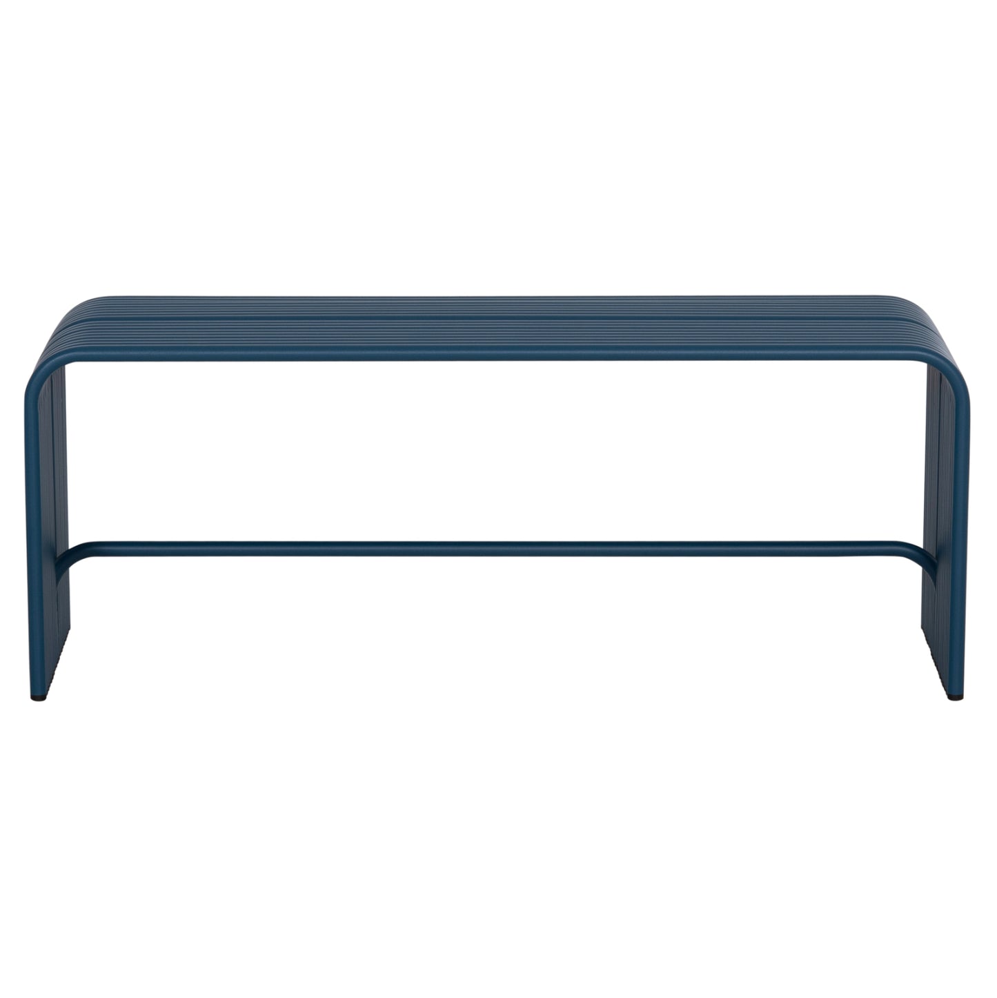 BENCH 2-SEATER SERIES INTREPID HM6327.08 ALUMINUM IN BLUE 109,5x37x42Hcm.