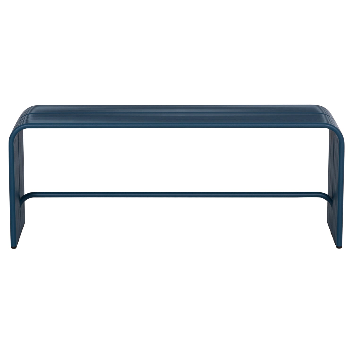 BENCH 2-SEATER SERIES INTREPID HM6327.08 ALUMINUM IN BLUE 109,5x37x42Hcm.