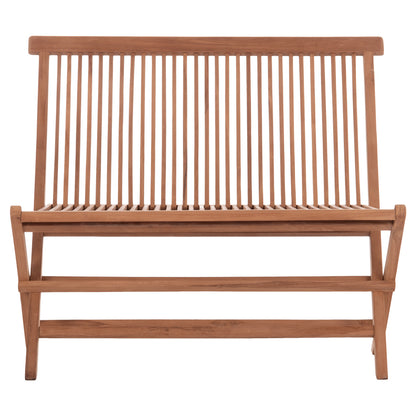 BENCH KENDALL HM18128 FOLDABLE MADE OF TEAK WOOD IN NATURAL COLOR 100x47x89Hcm.