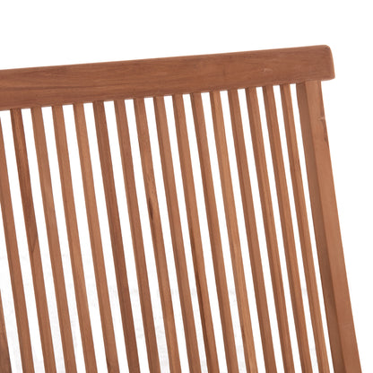 BENCH KENDALL HM18128 FOLDABLE MADE OF TEAK WOOD IN NATURAL COLOR 100x47x89Hcm.