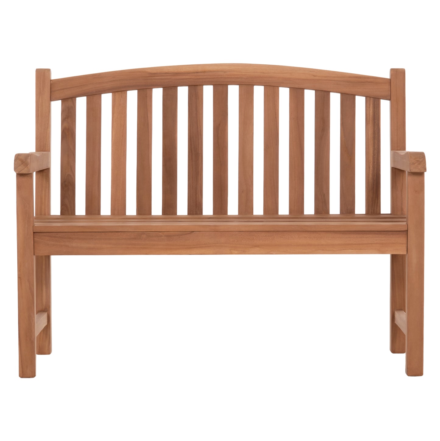 OUTDOOR 2-SEATER BENCH ELENA HM6651 TEAK WOOD--NATURAL COLOR 120x60x95Hcm.