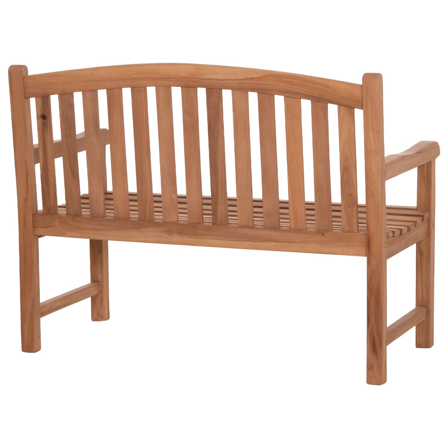 OUTDOOR 2-SEATER BENCH ELENA HM6651 TEAK WOOD--NATURAL COLOR 120x60x95Hcm.