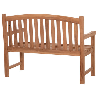 OUTDOOR 2-SEATER BENCH ELENA HM6651 TEAK WOOD--NATURAL COLOR 120x60x95Hcm.