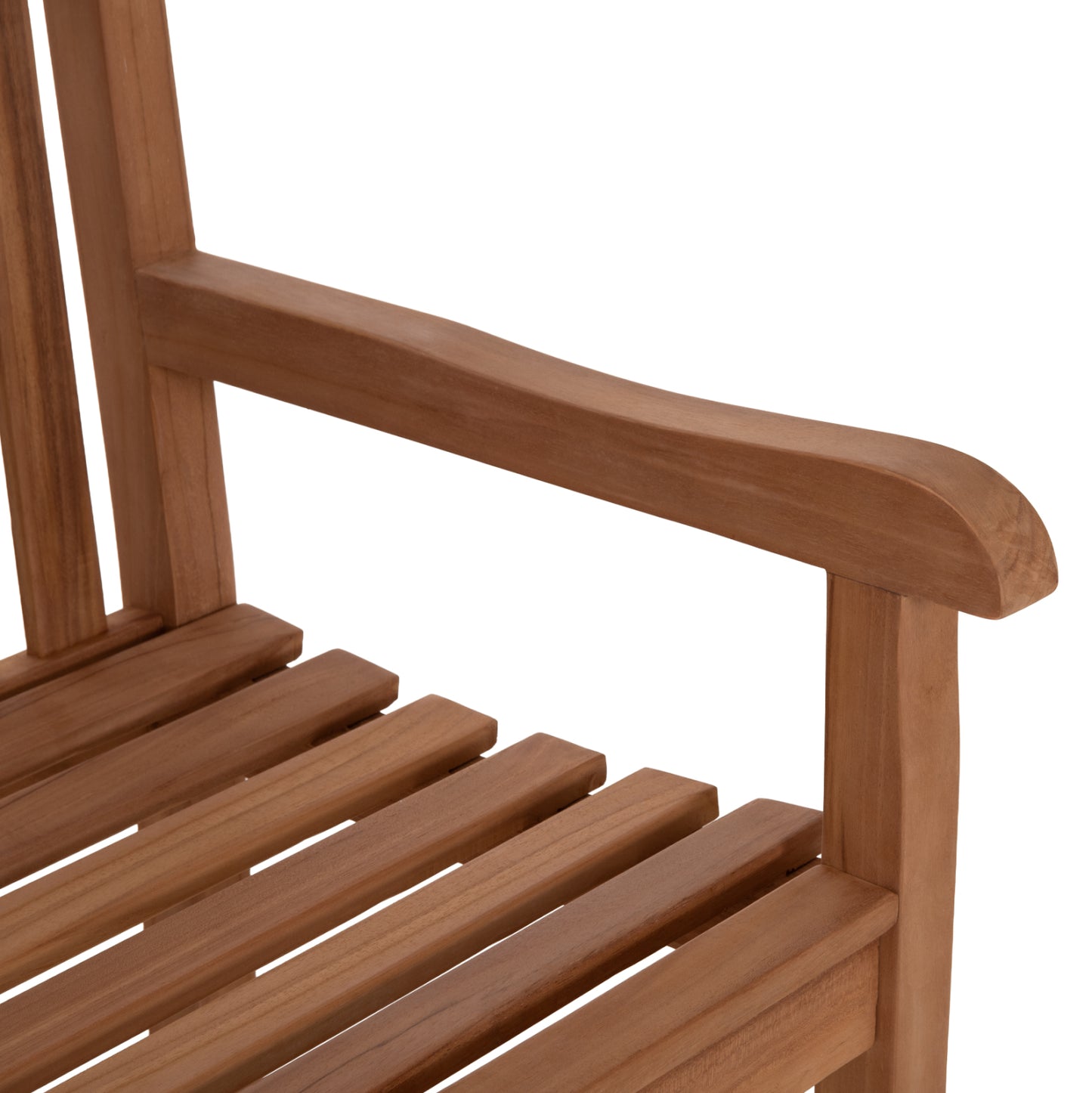 OUTDOOR 2-SEATER BENCH ELENA HM6651 TEAK WOOD--NATURAL COLOR 120x60x95Hcm.