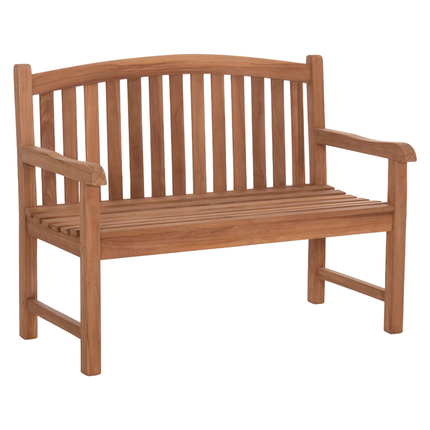 OUTDOOR 2-SEATER BENCH ELENA HM6651 TEAK WOOD--NATURAL COLOR 120x60x95Hcm.