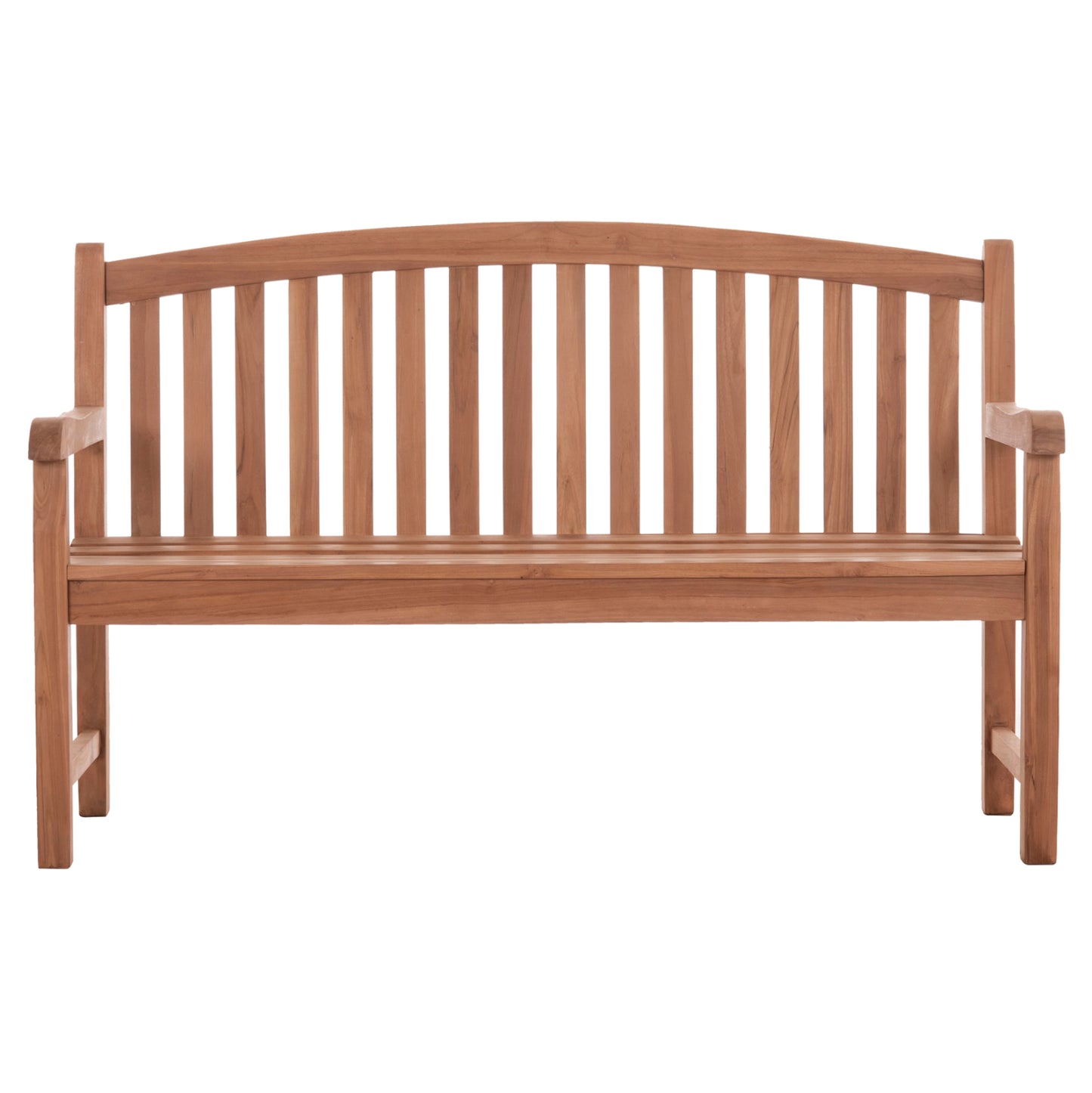 OUTDOOR 3-SEATER BENCH ELENA HM18125 TEAK WOOD--NATURAL COLOR 150x61x95Hcm.