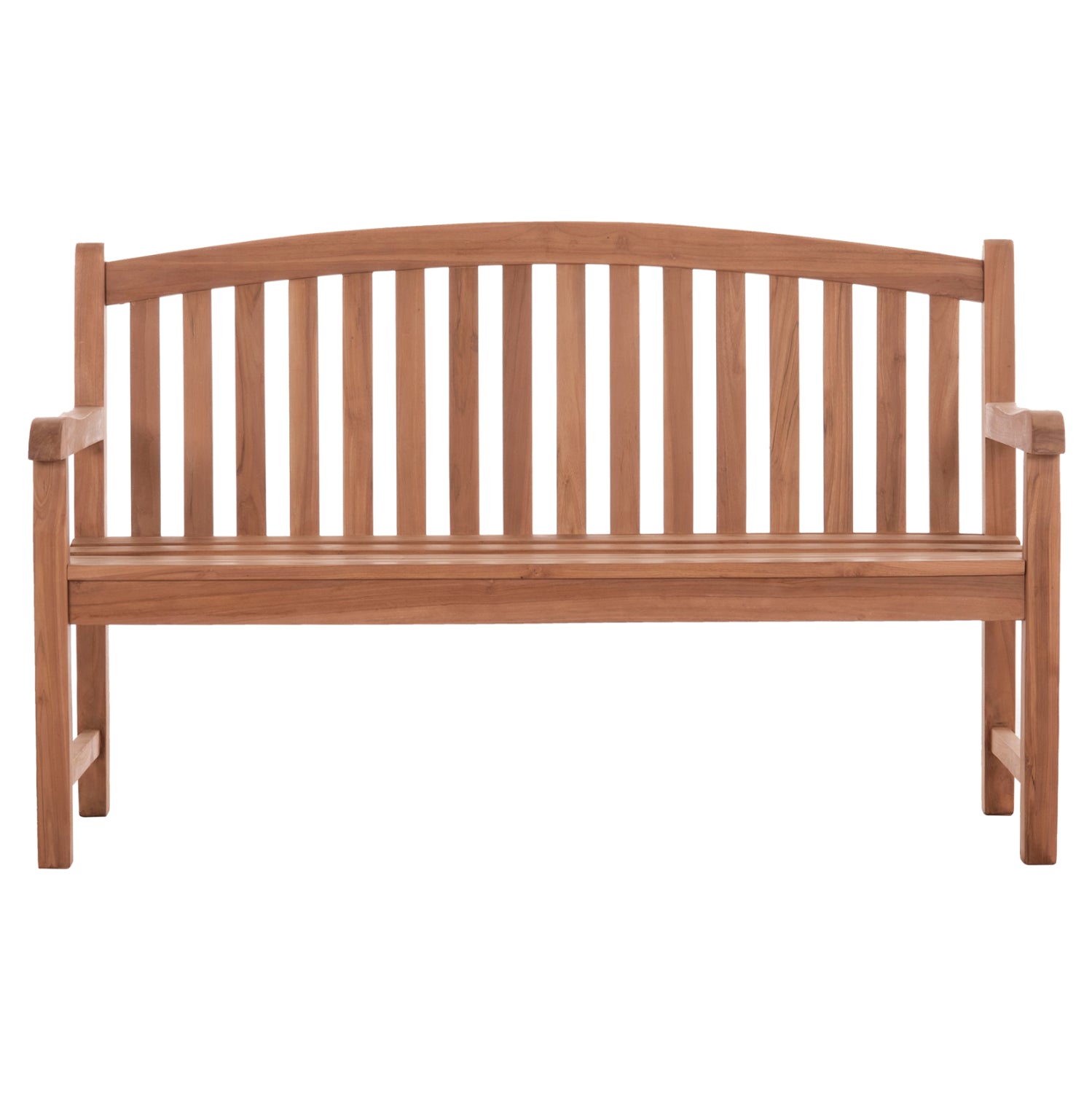 OUTDOOR 3-SEATER BENCH ELENA HM18125 TEAK WOOD--NATURAL COLOR 150x61x95Hcm.