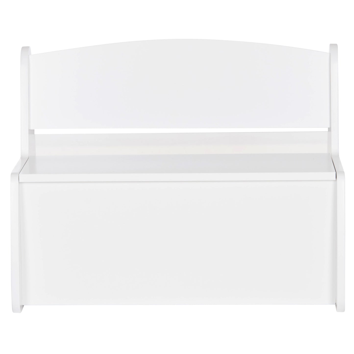 KIDS' BENCH WITH STORAGE RICKI HM18342.03 MDF & PLYWOOD IN WHITE 63x43x47Hcm.