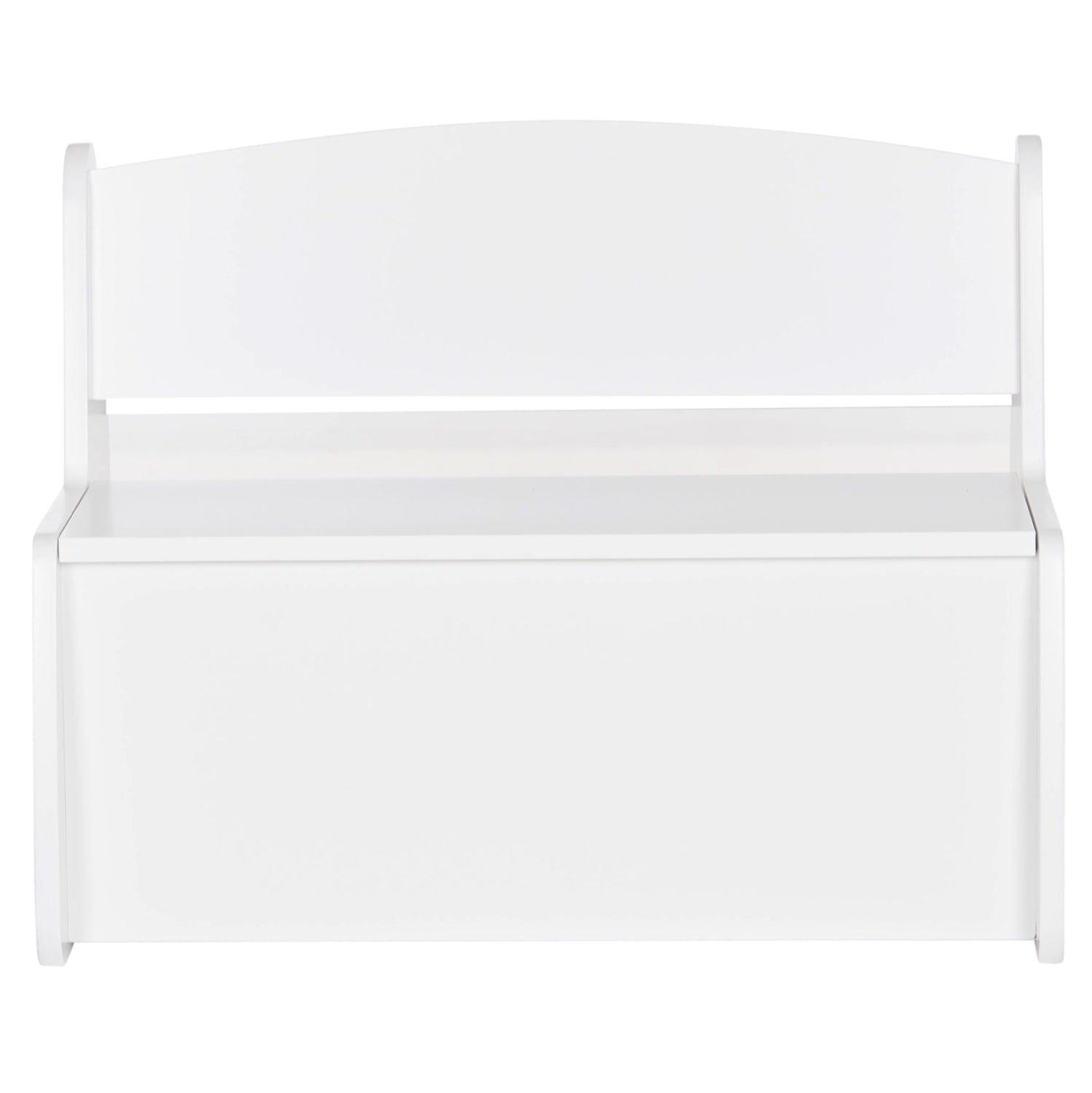 KIDS' BENCH WITH STORAGE RICKI HM18342.03 MDF & PLYWOOD IN WHITE 63x43x47Hcm.