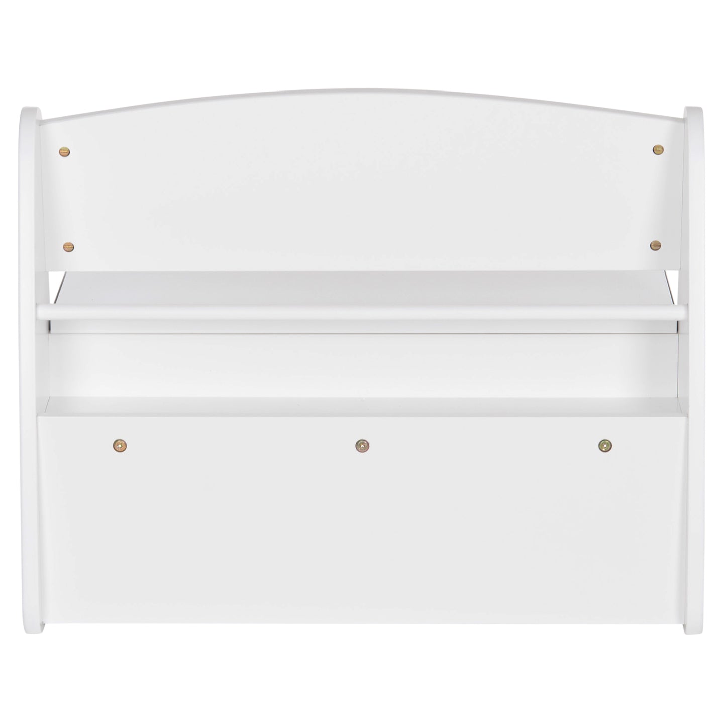 KIDS' BENCH WITH STORAGE RICKI HM18342.03 MDF & PLYWOOD IN WHITE 63x43x47Hcm.
