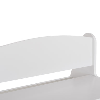 KIDS' BENCH WITH STORAGE RICKI HM18342.03 MDF & PLYWOOD IN WHITE 63x43x47Hcm.