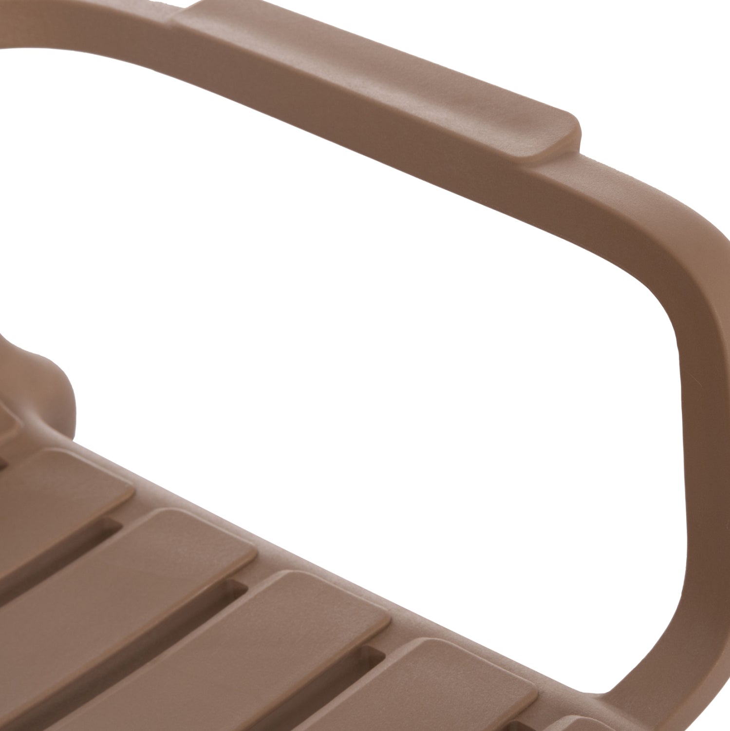 POLYPROPYLENE 2-SEATER BENCH KORVER HM6332.04 CAPPUCCINO 113x65x76Hcm.