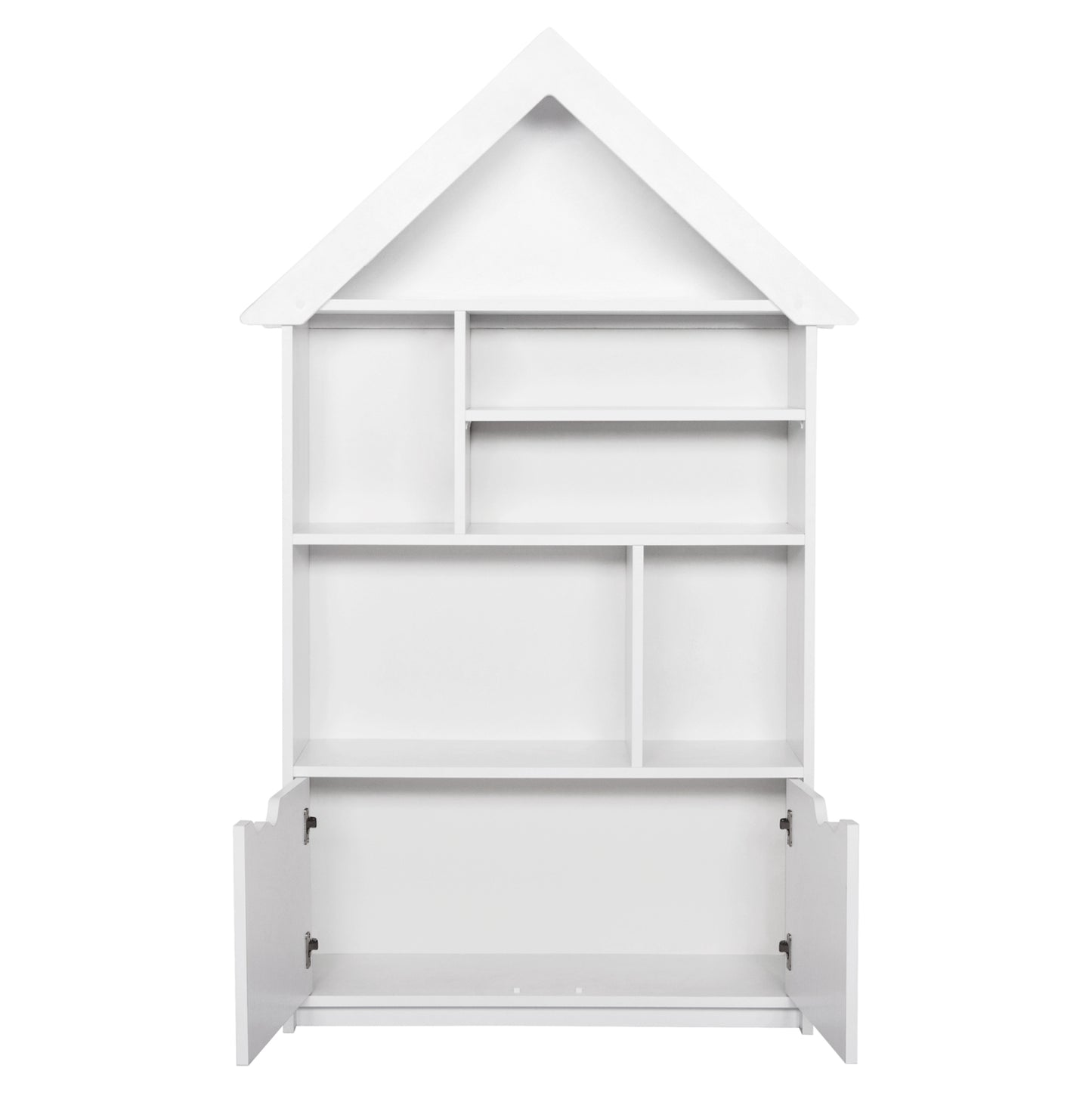 KIDS' BOOKCASE DREY HM18229.01 MELAMINE WHITE 104x30x170Hcm.