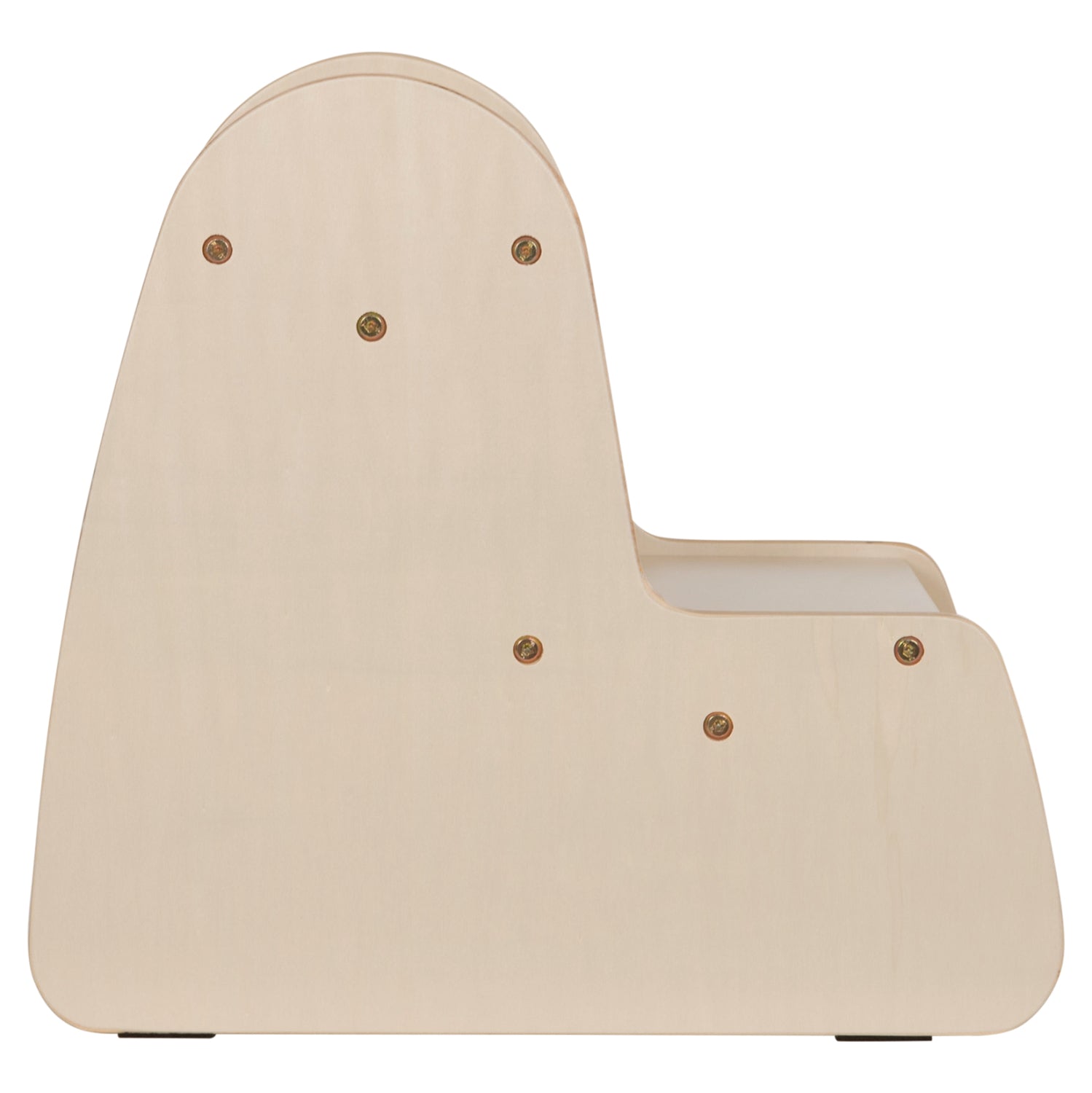 KIDS' STEP STOOL RICKI HM18340.01 MDF & PLYWOOD IN NATURAL 33x43.5x40.5Hcm.