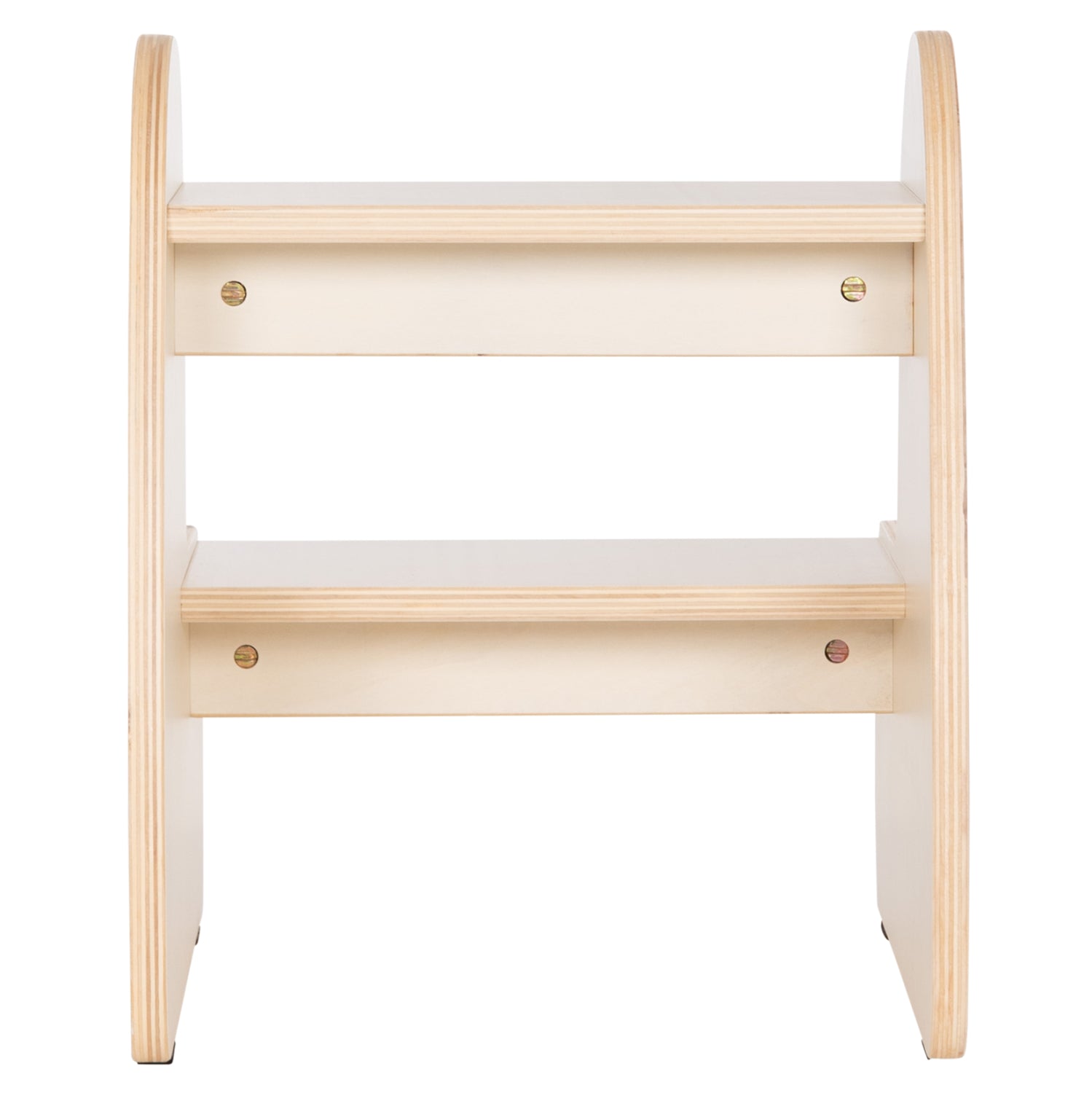 KIDS' STEP STOOL RICKI HM18340.01 MDF & PLYWOOD IN NATURAL 33x43.5x40.5Hcm.