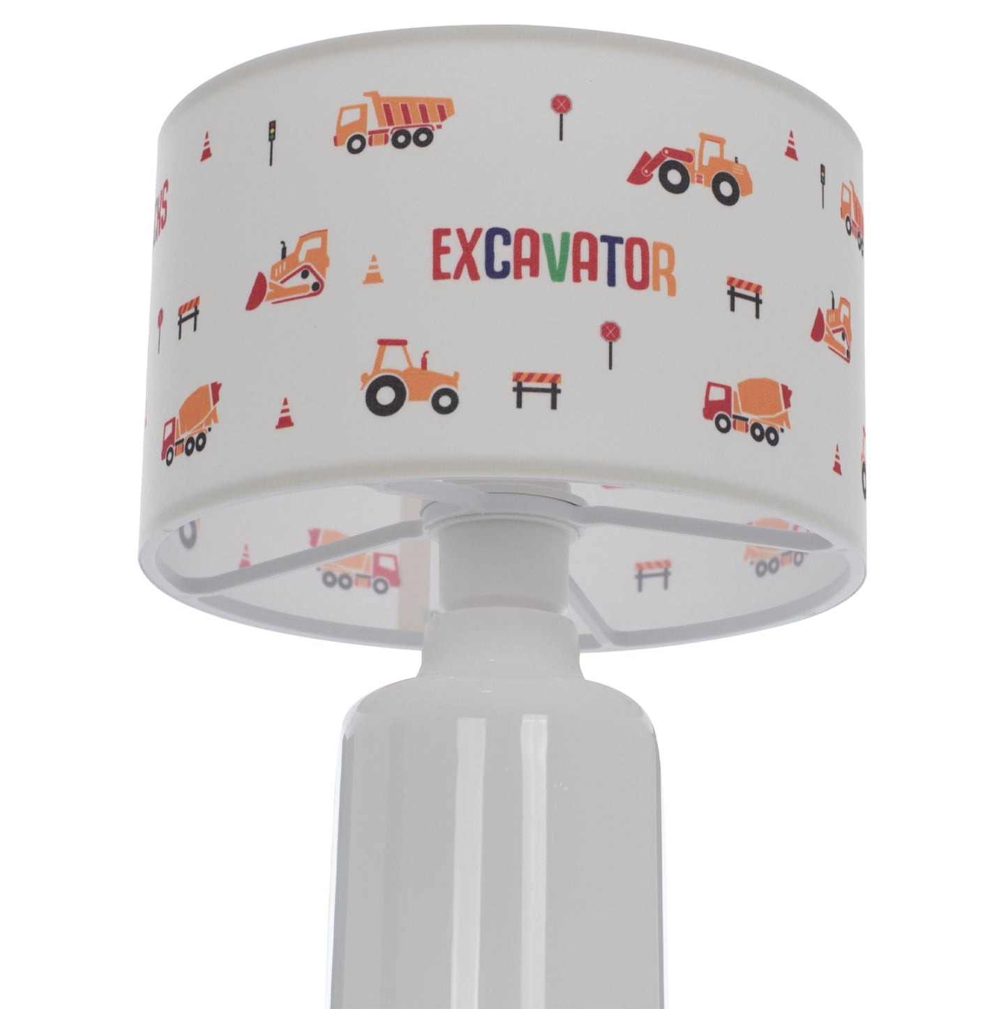 TABLE LAMP BALOO HM7577.04 KID'S ROOM FABRIC CYLINDRICAL "CAP" Φ24x32H