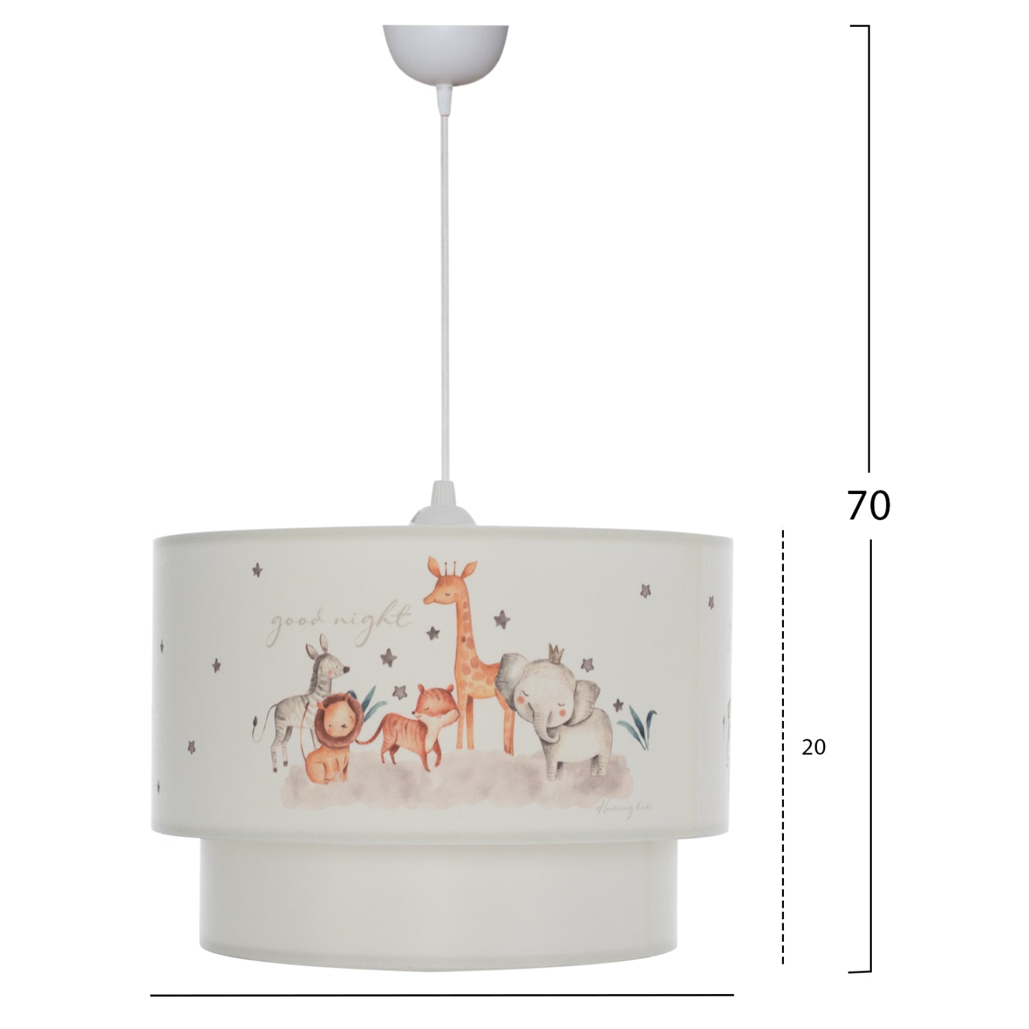 CEILING PENDANT KID'S ROOM BALOO Φ30x70εκ. HM7572.03