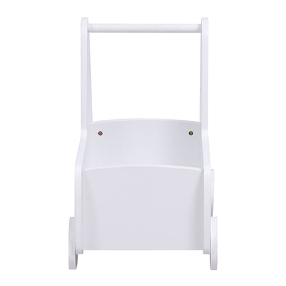 KIDS' STROLLER/CART RICKI HM18341.03 MDF & PLYWOOD IN WHITE 33x45x50Hcm.