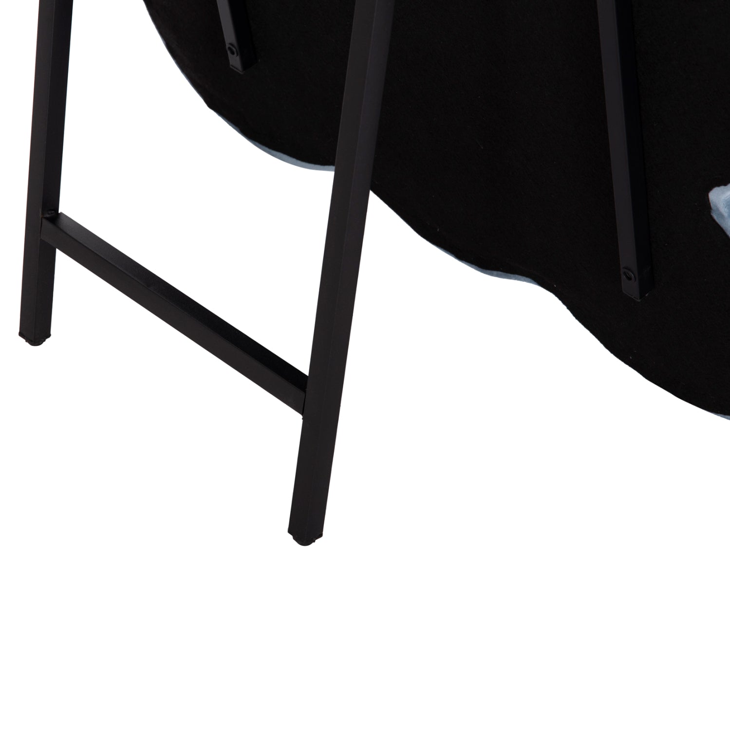 KIDS' FLOOR STANDING MIRROR BUNNY HM4489.02 MDF IN PINK & BLUE- BLACK STAND 80x162Hcm.