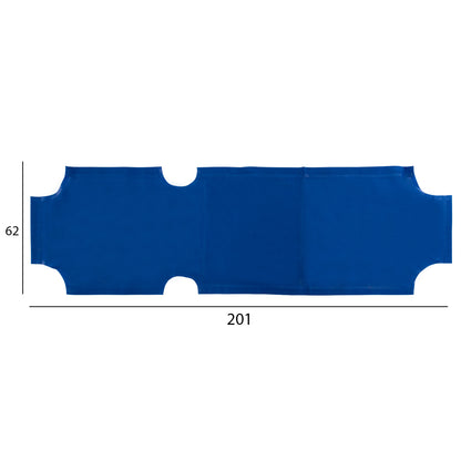 Spare parts cover for sunbed HM5072.01 Textline Blue 201x62 cm