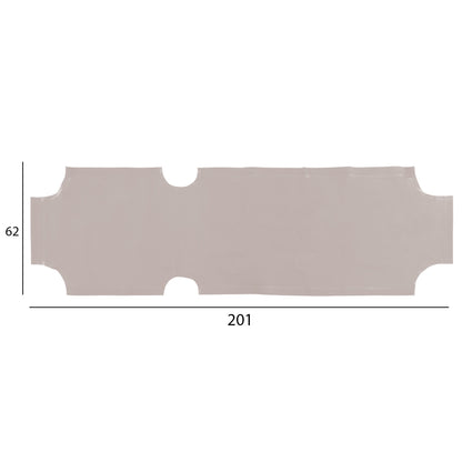 Spare parts cover for sunbed HM5072.60 Textline Brown/Cream