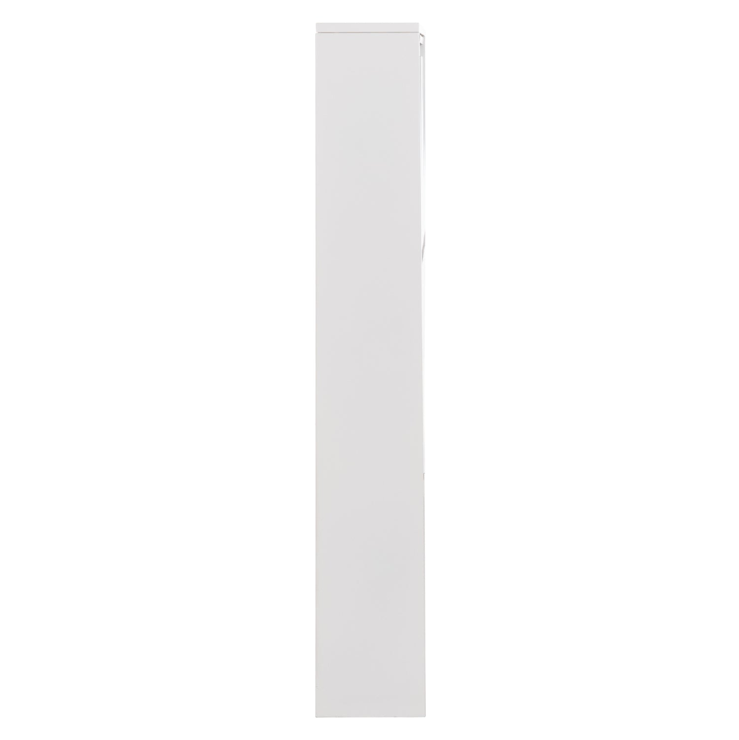 SHOE CABINET STARK HM6633.02 METAL IN WHITE--3 MAGNETIC DOORS 71x15x103Hcm.